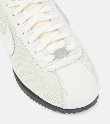 Cortez leather-trimmed sneakers | Nike