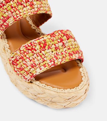 Arlene 2 raffia platform sandals | Clergerie