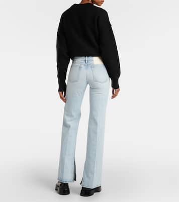 Split-hem flared jeans | Ami Paris