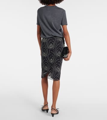 Jupe crayon à taille haute | Prada
