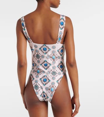 Costume intero Citrino Platero con cut-out | Agua by Agua Bendita