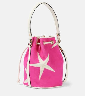 Bucket-Bag VLogo Starfish Mini aus Canvas | Valentino Garavani