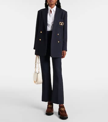 Bottines VLogo Signature en daim | Valentino Garavani