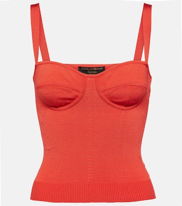 Bustier-Top aus Strick | Dolce&Gabbana