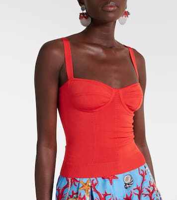 Bustier-Top aus Strick | Dolce&Gabbana