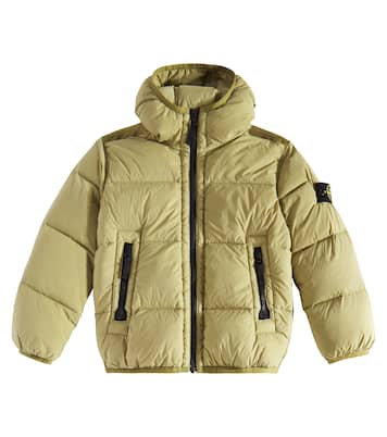 Compass down jacket | Stone Island Junior