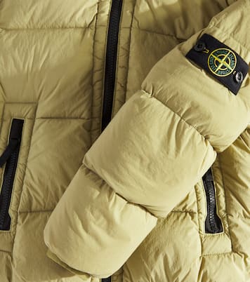 Compass down jacket | Stone Island Junior