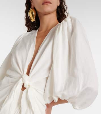 Blusa in misto lino | Adriana Degreas