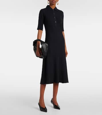 Polokleid aus Rippstrick | Vince