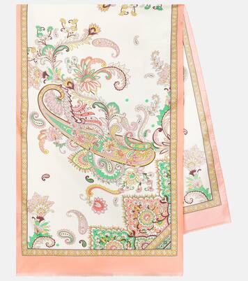 Foulard Tosca in seta con stampa | Etro
