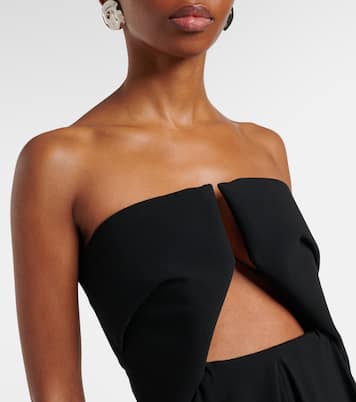 Amphora Prong wool grain de poudre gown | Rick Owens