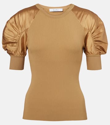 Top in crêpe a coste | Max Mara
