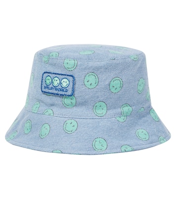 Hut Smiley aus Denim | The New Society