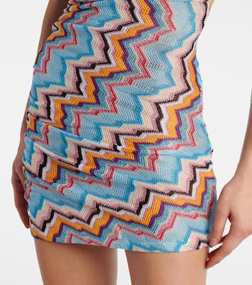 Minikleid aus Häkelstrick | Missoni
