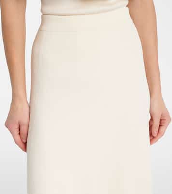 Falda midi acanalada Illuminate plisada | Zimmermann