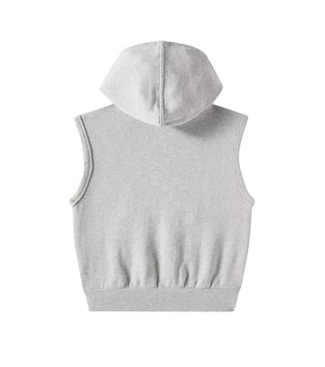 Gilet in jersey di cotone con cappuccio | Bobo Choses