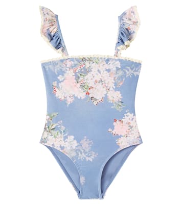 Bedruckter Badeanzug Cascadian | Zimmermann Kids
