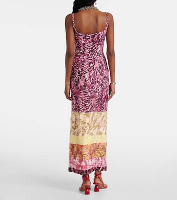 Printed patchwork maxi dress | Dries Van Noten