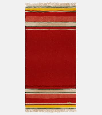 Xoroi striped wool-blend throw | The House of Lyria