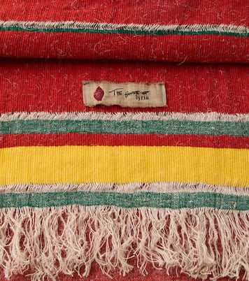 Xoroi striped wool-blend throw | The House of Lyria