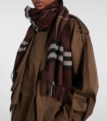 Burberry Check cashmere scarf | Burberry