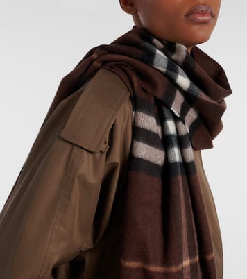 Burberry Check cashmere scarf | Burberry