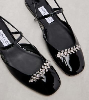 Verzierte Ballerinas Belinda aus Lackleder | Jimmy Choo