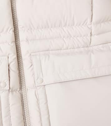 Irma wool-trimmed down coat | Moncler Enfant