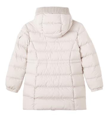 Irma wool-trimmed down coat | Moncler Enfant