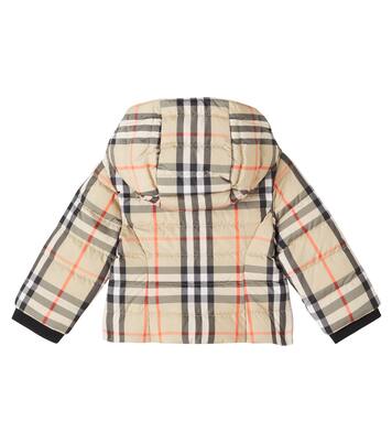 Baby Daunenjacke Burberry Check | Burberry Kids