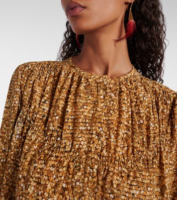 Sally printed silk-blend blouse | Isabel Marant