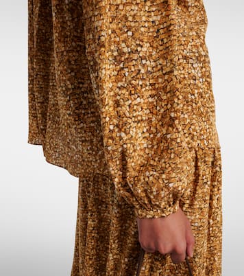 Sally printed silk-blend blouse | Isabel Marant