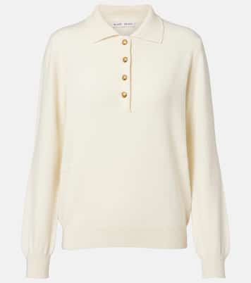 Highland wool and cashmere polo sweater | Blazé Milano
