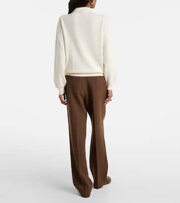 Highland wool and cashmere polo sweater | Blazé Milano