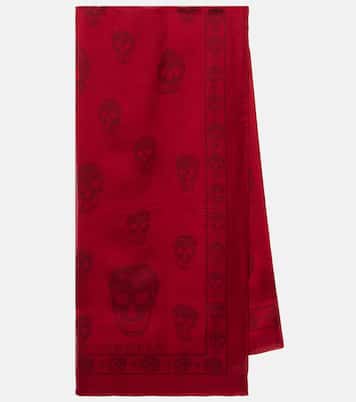 Printed silk scarf | McQueen