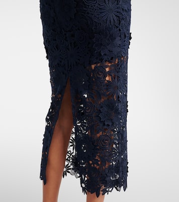 Vestido midi de encaje | Rotate
