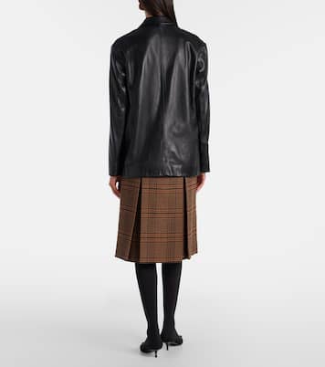 Blazer Opus aus Leder | Nour Hammour