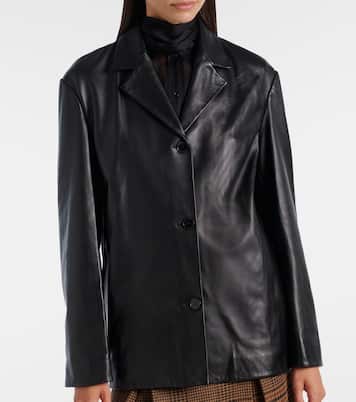 Blazer Opus aus Leder | Nour Hammour