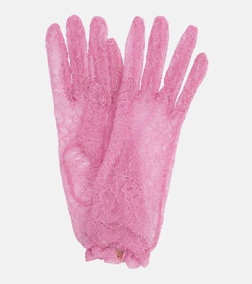 VLogo lace gloves | Valentino