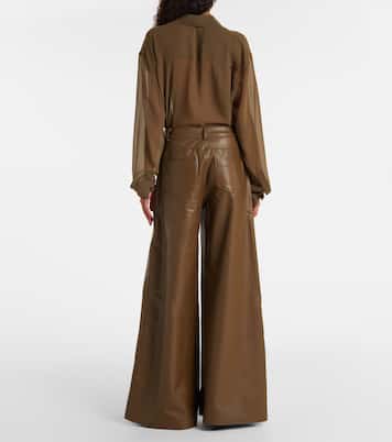 Pantalon ample Elephant à taille haute | Norma Kamali