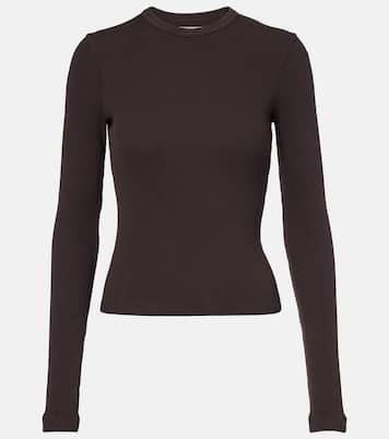 Pilar waffle-knit cropped cotton top | Citizens of Humanity