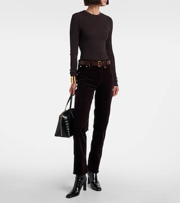 Pilar waffle-knit cropped cotton top | Citizens of Humanity