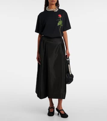 Printed cotton jersey T-shirt | Simone Rocha
