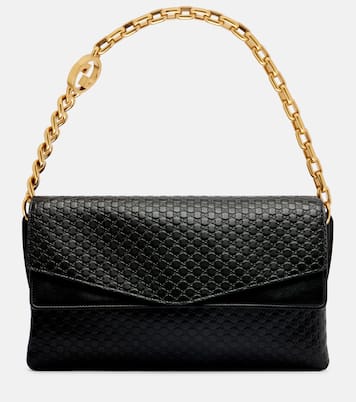 Interlocking G Large leather shoulder bag | Gucci