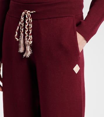 Knitted cotton-blend sweatpants | The Upside