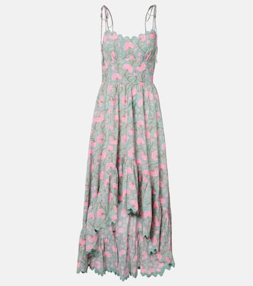 Floral cotton midi dress | Juliet Dunn