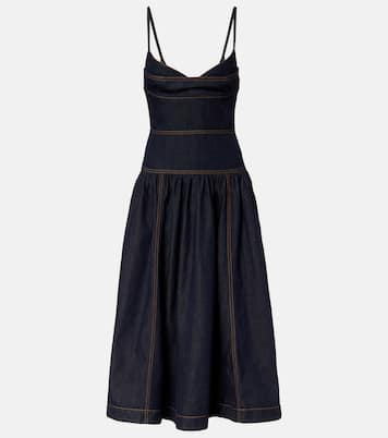 Midikleid aus Denim | Zimmermann