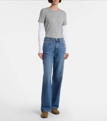 Kora high-rise wide-leg jeans | AG Jeans