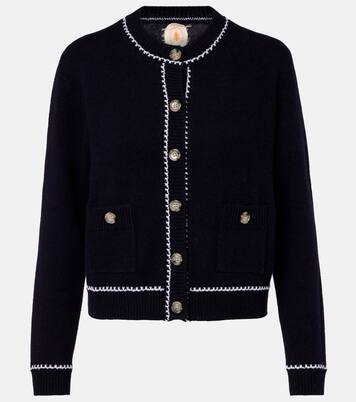 Wool and cashmere cardigan | Jardin des Orangers