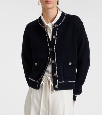 Wool and cashmere cardigan | Jardin des Orangers